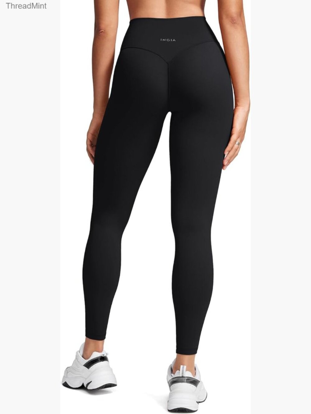 High Waist Scrunch Butt Leggings 25 Inseam V-Back Yoga Pants